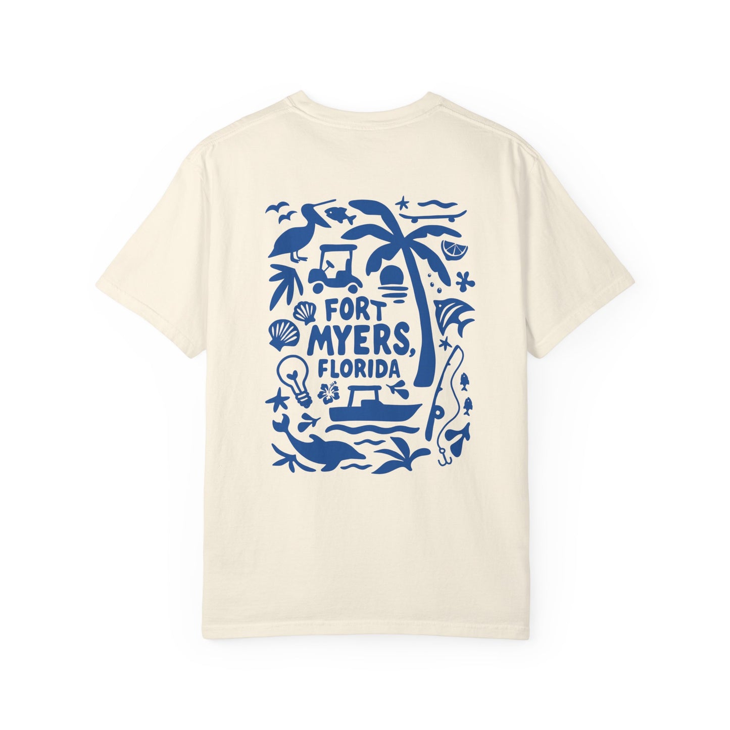 Fort Myers Local T-Shirt - Unisex Garment-Dyed Tee for Coastal Living