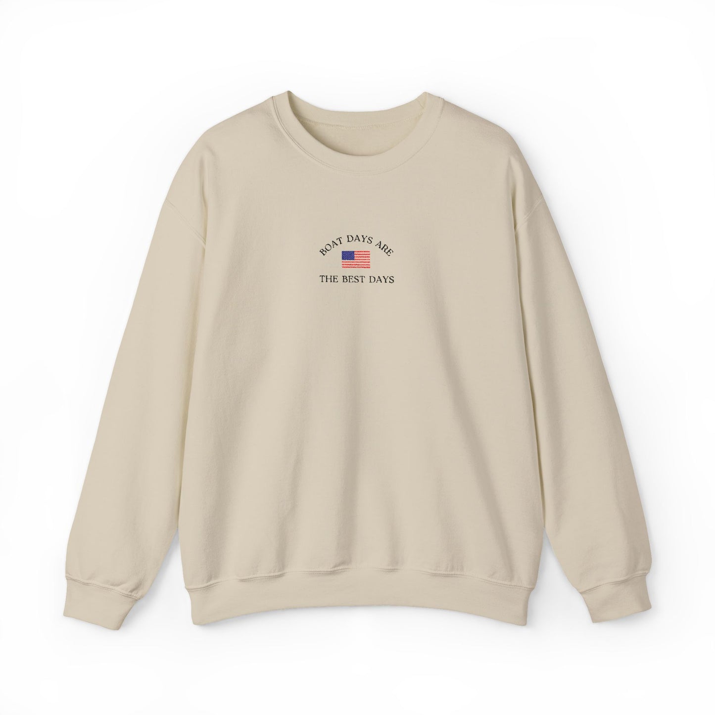 Embroidered Boat Days Are The Best Days Sweatshirt