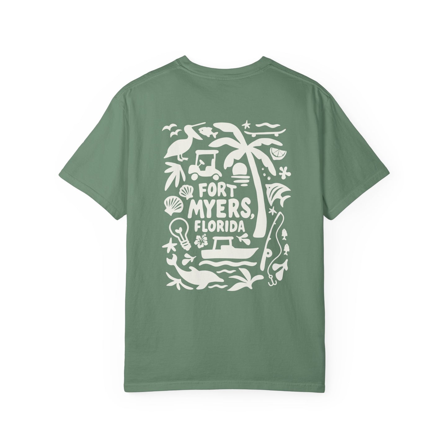 Fort Myers Local T-Shirt - Unisex Garment-Dyed Tee for Coastal Living