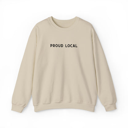 Embroidered Proud Local Crewneck Sweatshirt