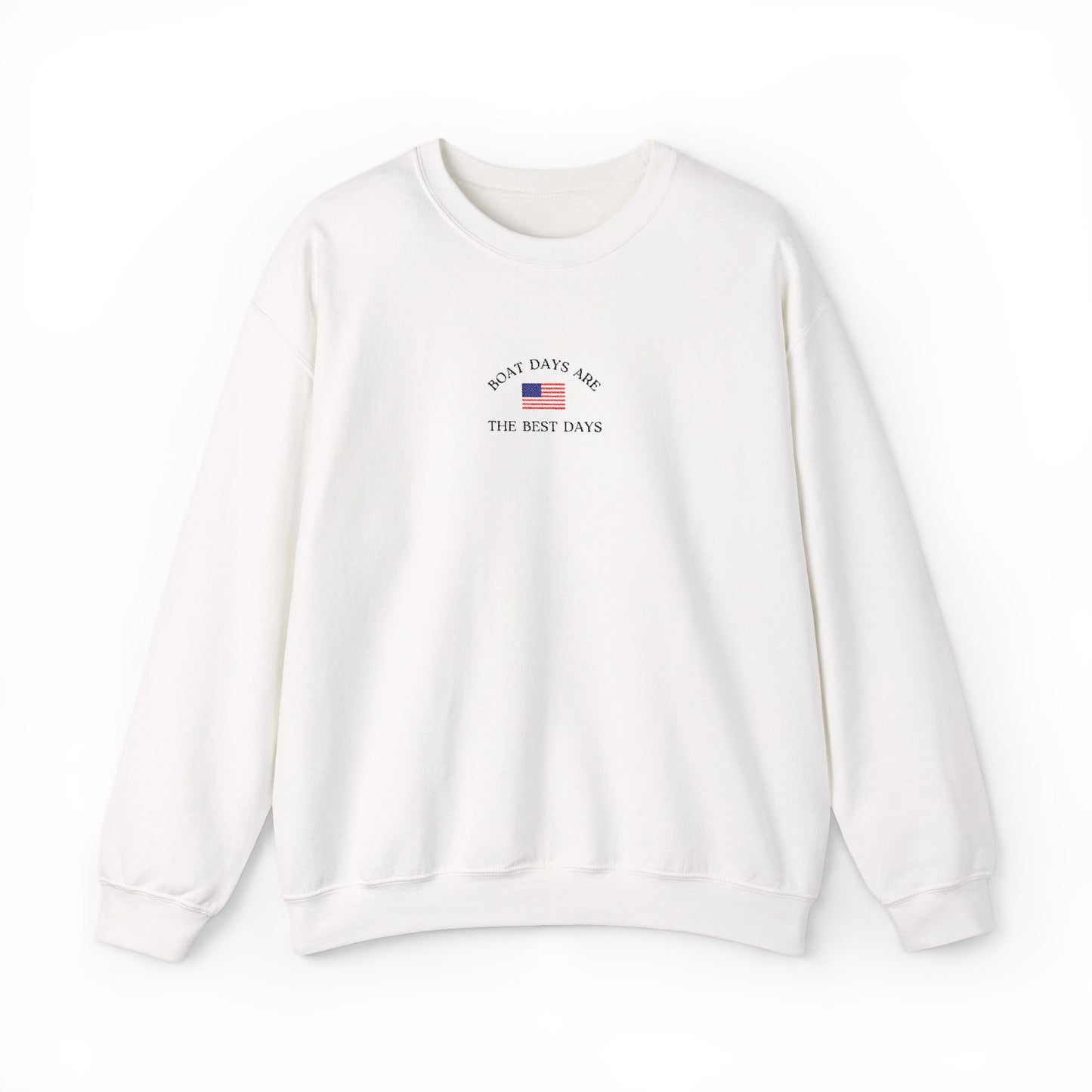 Embroidered Boat Days Are The Best Days Sweatshirt