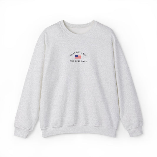 Embroidered Boat Days Are The Best Days Sweatshirt