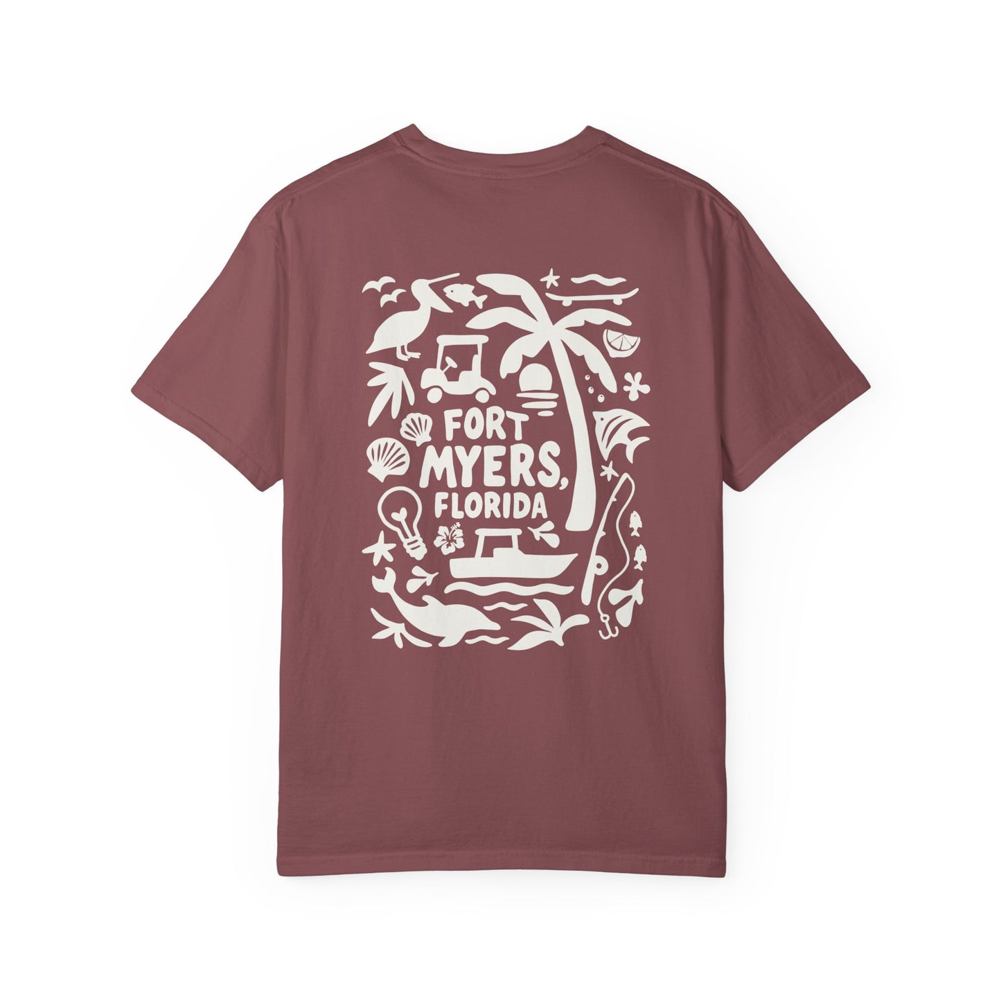 Fort Myers Local T-Shirt - Unisex Garment-Dyed Tee for Coastal Living