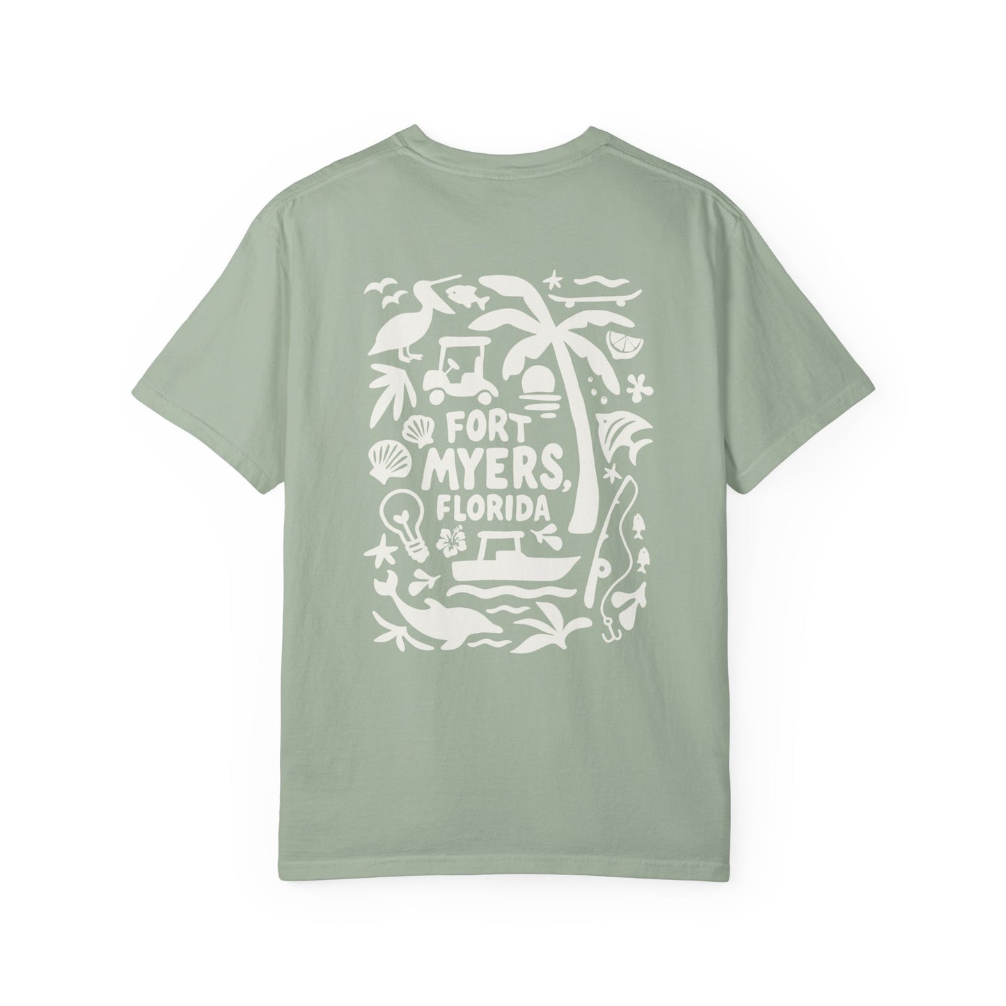 Fort Myers Local T-Shirt - Unisex Garment-Dyed Tee for Coastal Living